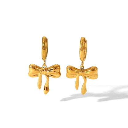 Coquette Charm Hoop Earrings