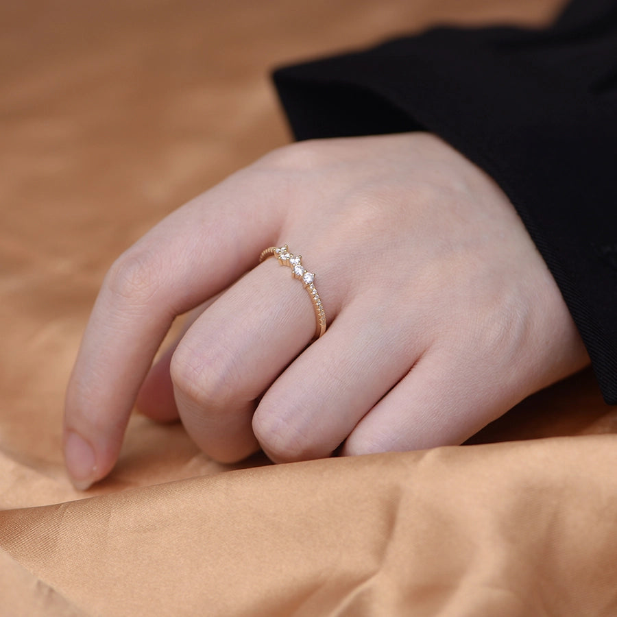 Celeste Minimalist Band Ring