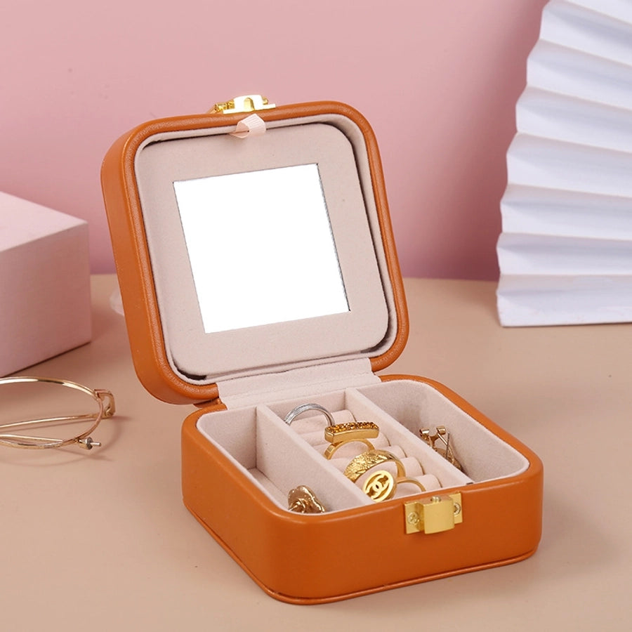 Retro Princess Leather Jewelry Boxes