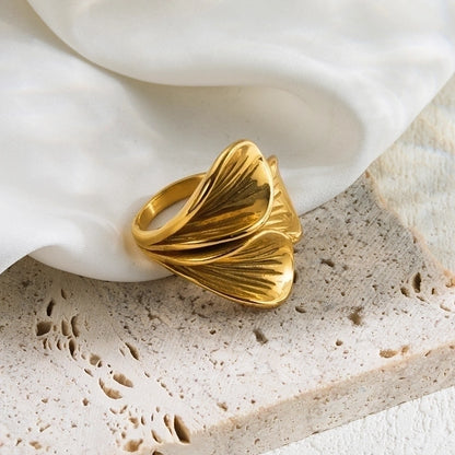 Caroline Gold Statement Rings