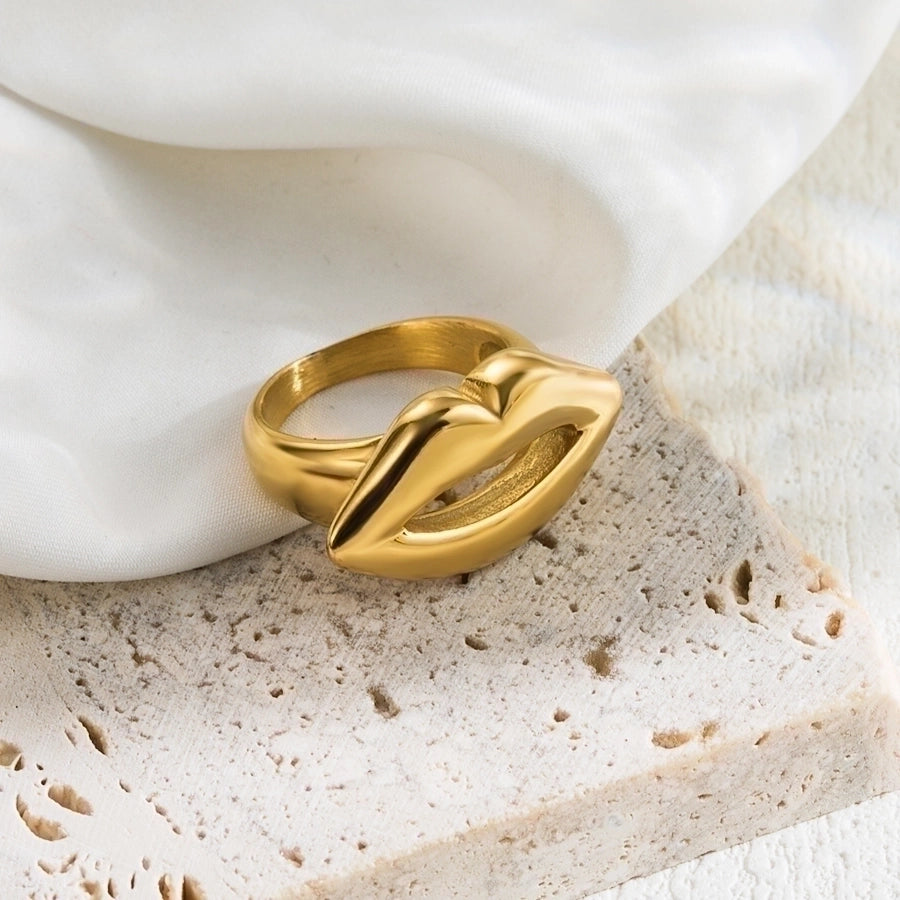 Caroline Gold Statement Rings