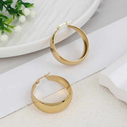 Leila Statement Hoop Earrings