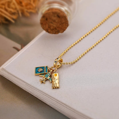 Travel Charm Pendant Necklace