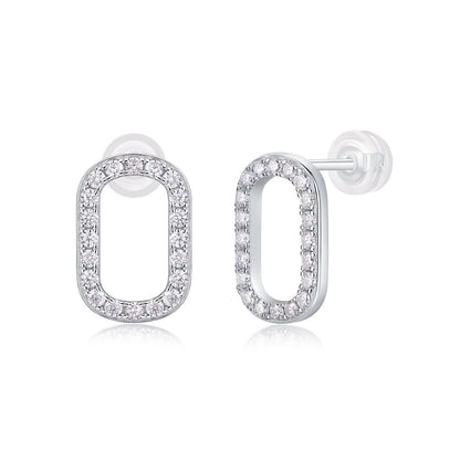 Mirella Moissanite Stud Earrings