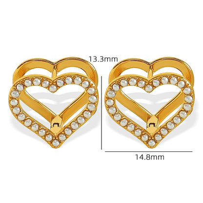 Retro Shine Hollow Hug Earrings