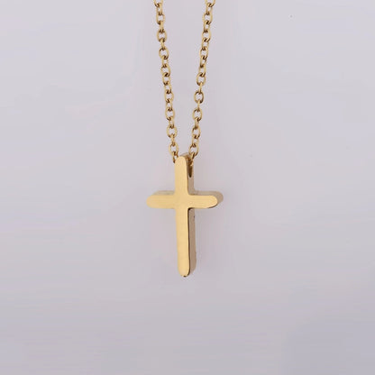 Minimalist Cross Pendant Necklace