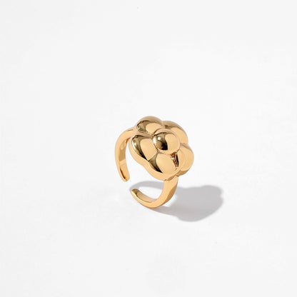 Adeline Vintage Floral Open Rings