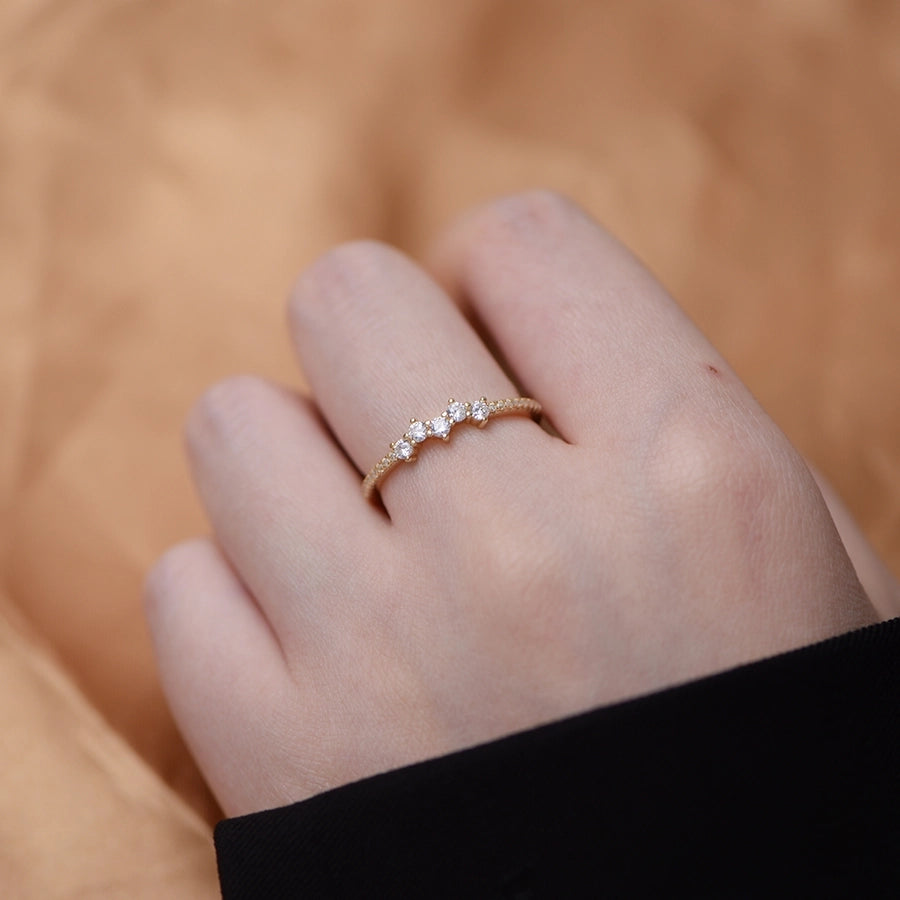 Celeste Minimalist Band Ring