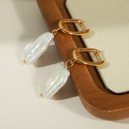 Mother of Pearl Statement Earrings