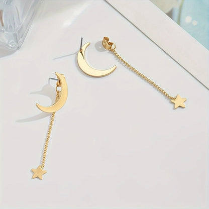 Moon Girl Dangle Earrings