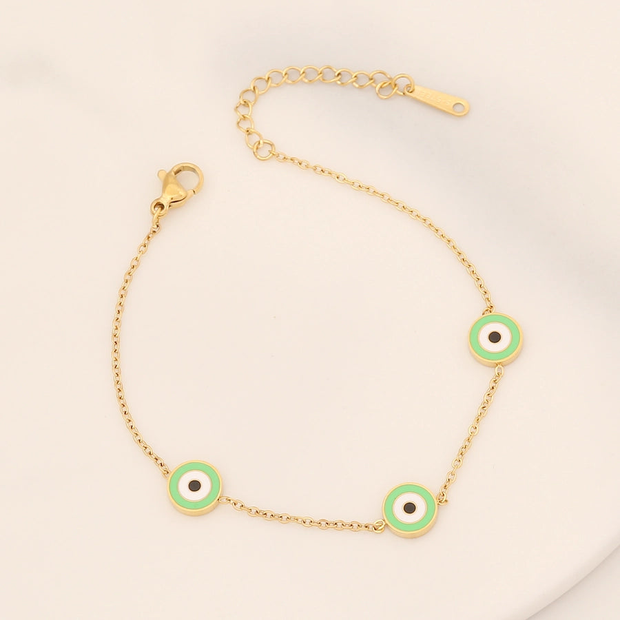 Boho Evil Eye Chain Bracelet