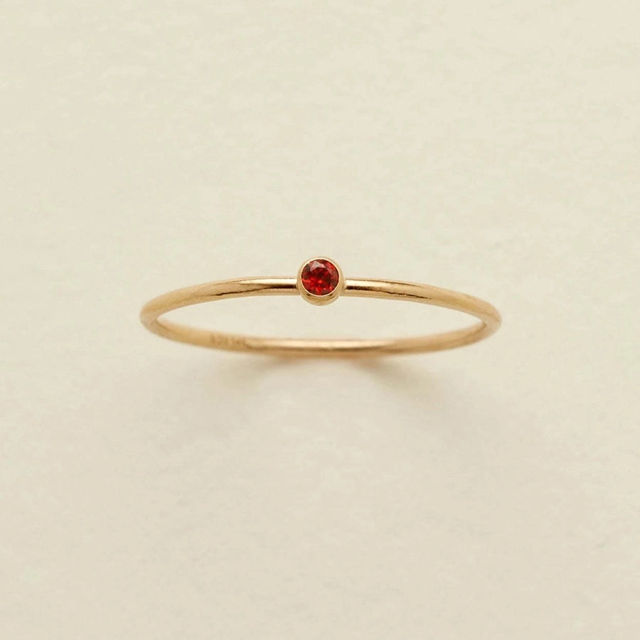 Marina Minimalist Birthstone Ring