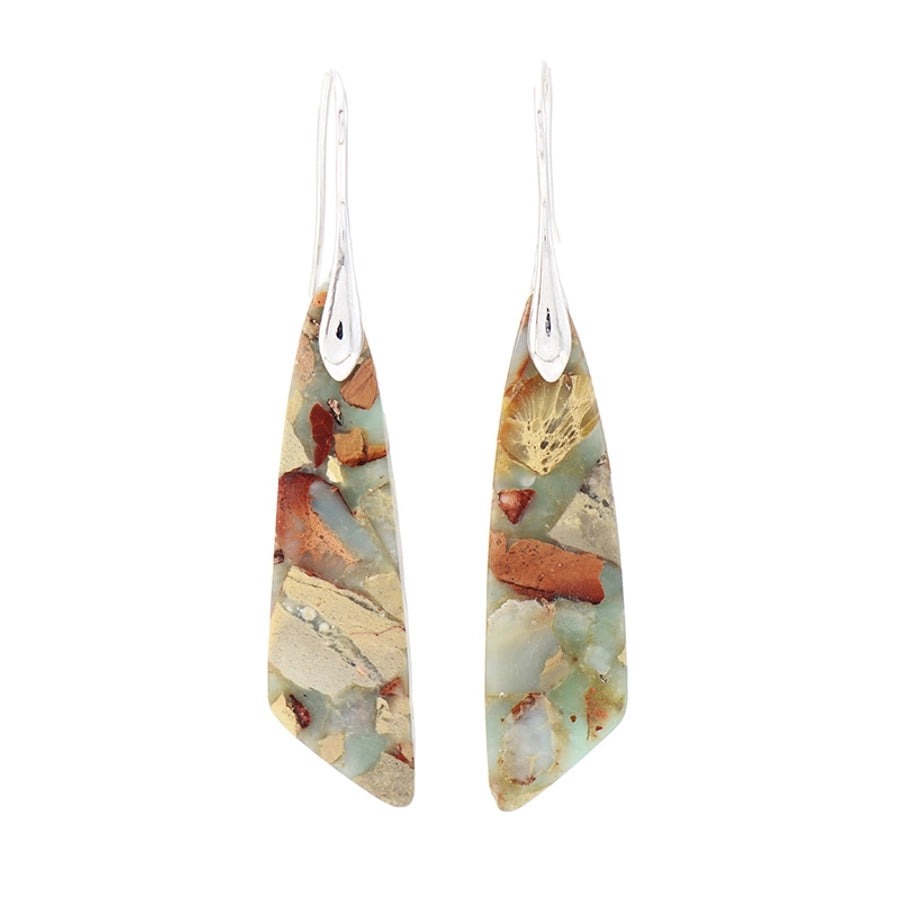 Celina Dragon Stone Drop Earrings