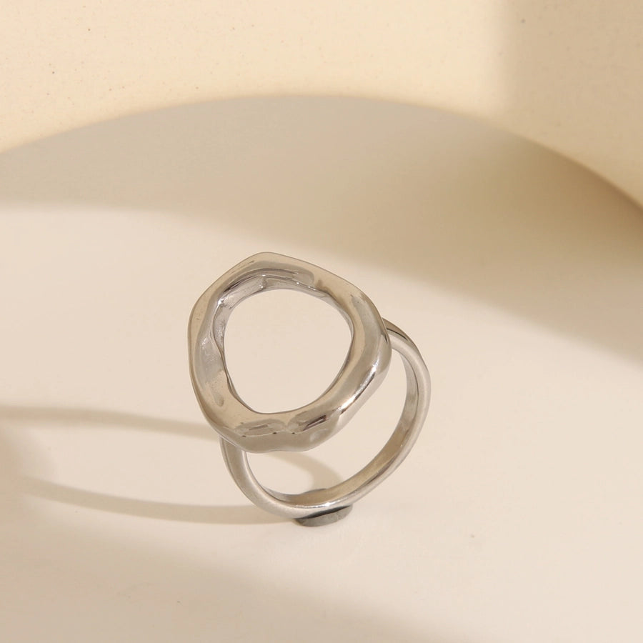 Hollie Hollow Abstract Ring