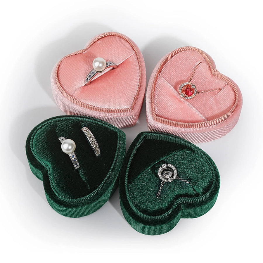 Velvet Heart Jewelry Box