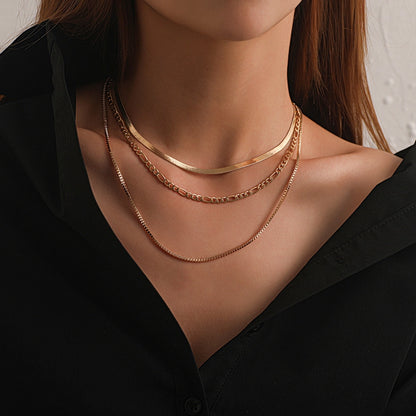 Sofia 3 Layer Chain Necklace