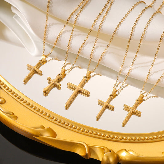 Classic Cross Pendant Necklace