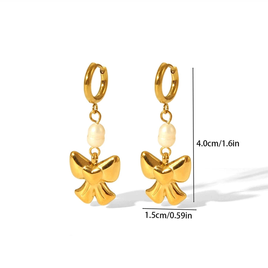 Coquette Charm Hoop Earrings