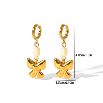 Coquette Charm Hoop Earrings