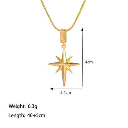 Dainty Guiding Star Pendant Necklace