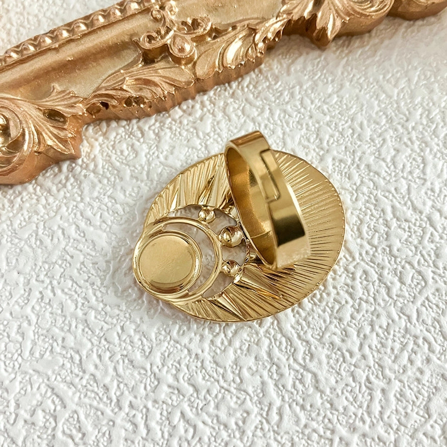 Oversized Boho Sun Adjustable Ring