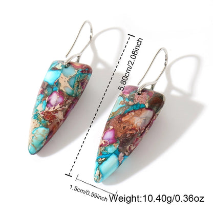 Lorena Dragon Stone Drop Earrings