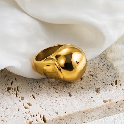 Caroline Gold Statement Rings