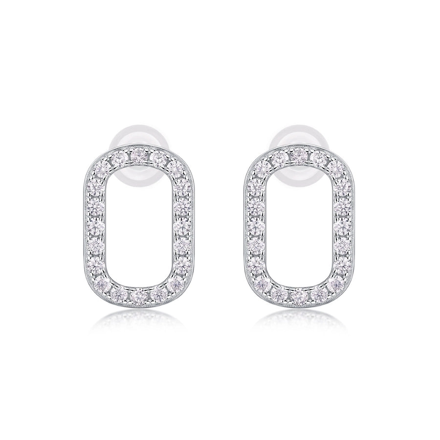 Mirella Moissanite Stud Earrings