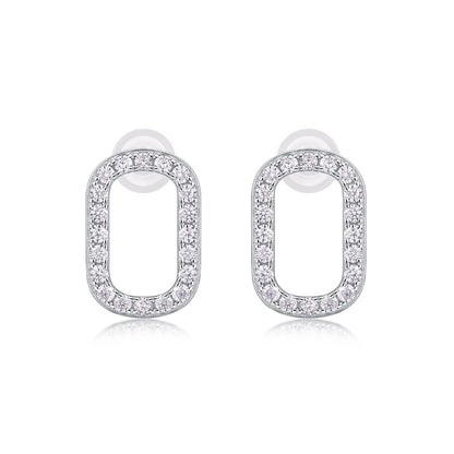 Mirella Moissanite Stud Earrings