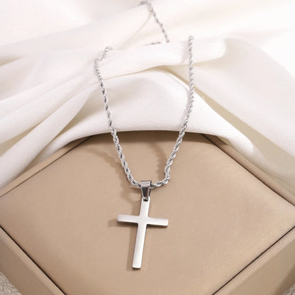 Dainty Cross Pendant Necklace