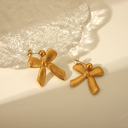 Miley Bow Stud Earrings