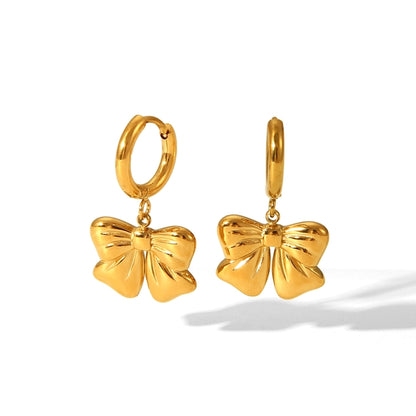 Coquette Charm Hoop Earrings