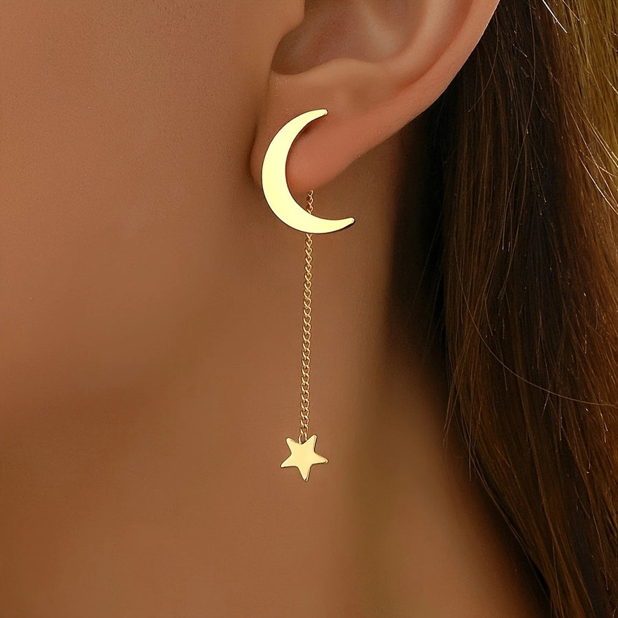 Moon Girl Dangle Earrings