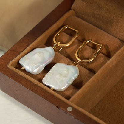 Mother of Pearl Statement Earrings