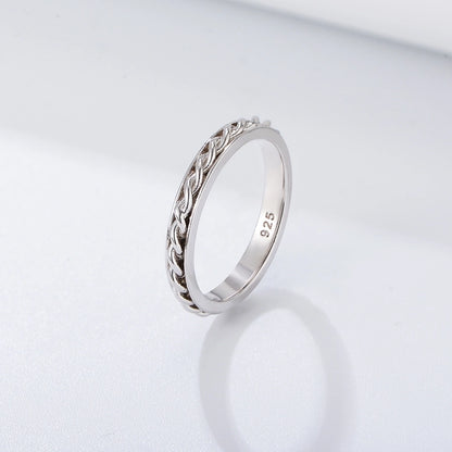 Hellenic Twist Band Ring