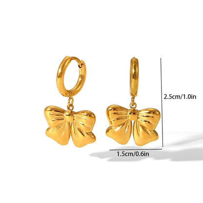 Coquette Charm Hoop Earrings