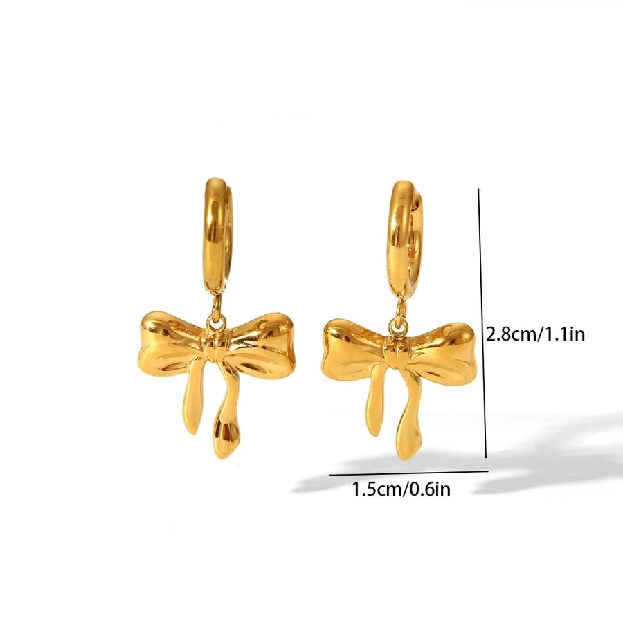 Coquette Charm Hoop Earrings