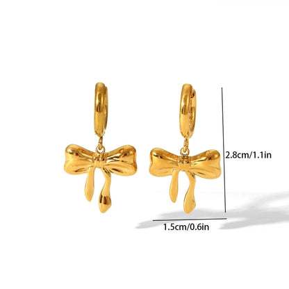 Coquette Charm Hoop Earrings