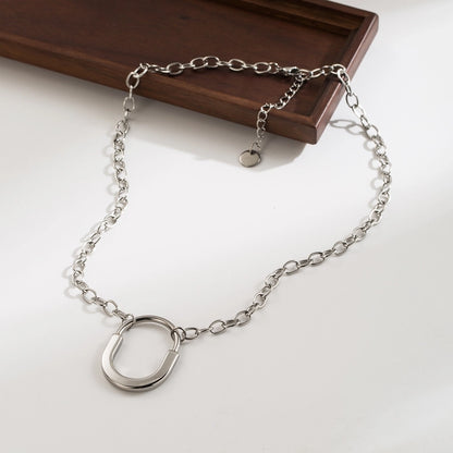 Oval Locker Pendant Necklace