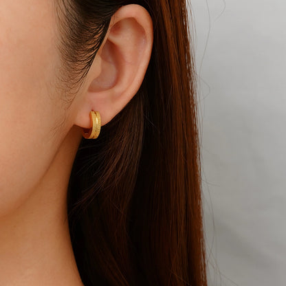 Aurora Minimalist Hoop Earrings