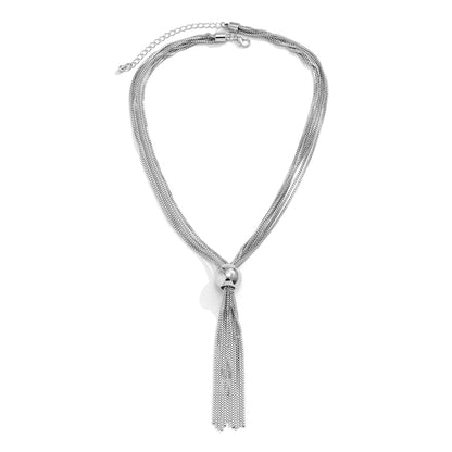 Goddess Statement Lariat Necklace