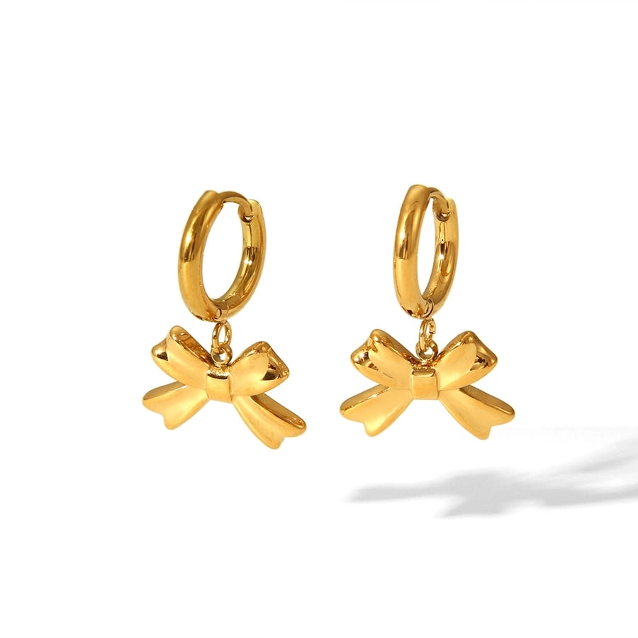 Coquette Charm Hoop Earrings