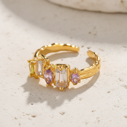 Fairy Crystal Statement Open Ring