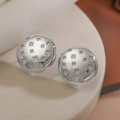 Tessa Retro Stud Earrings