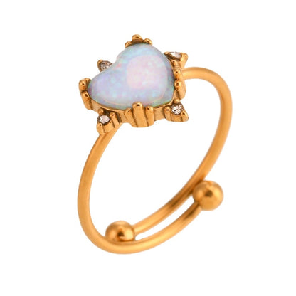 Opal Open Stackable Rings