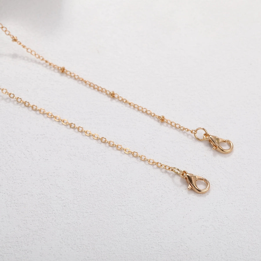 Minimalist Cross Layered Chain Necklace