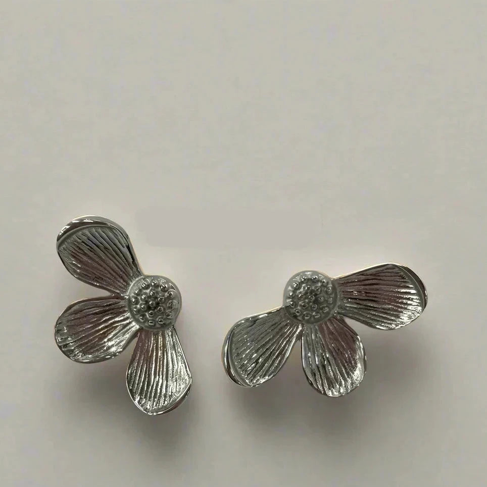 Terra Flower Stud Earrings