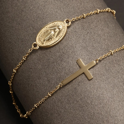 Minimalist Cross Chain Necklace