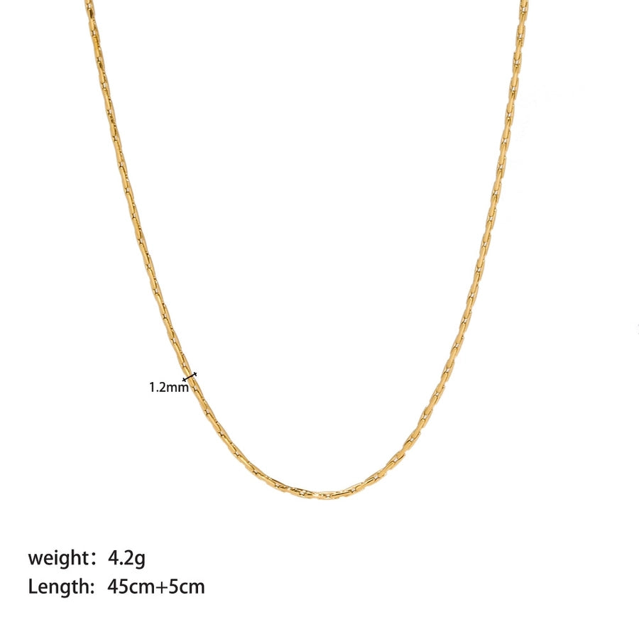 Dainty 18K Gold Necklace Chains