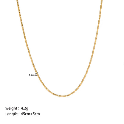 Dainty 18K Gold Necklace Chains